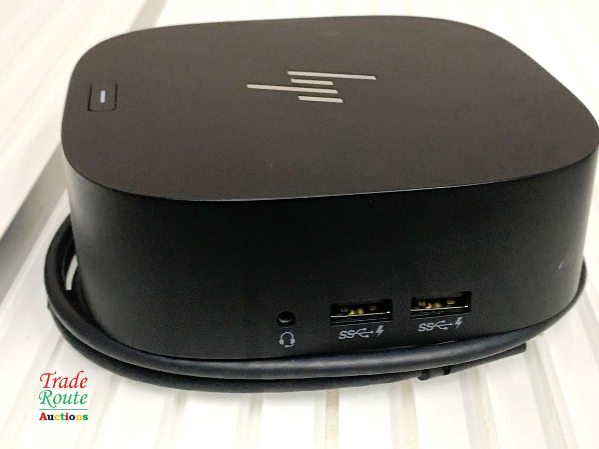 HP USB-C G5 Essential Docking Station - 8-in-1 Adapter for USB-C Thunderbolt-Enabled Laptops PCs