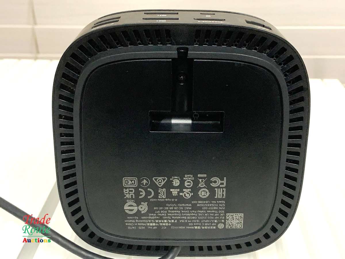 HP USB-C G5 Essential Docking Station - 8-in-1 Adapter for USB-C Thunderbolt-Enabled Laptops PCs