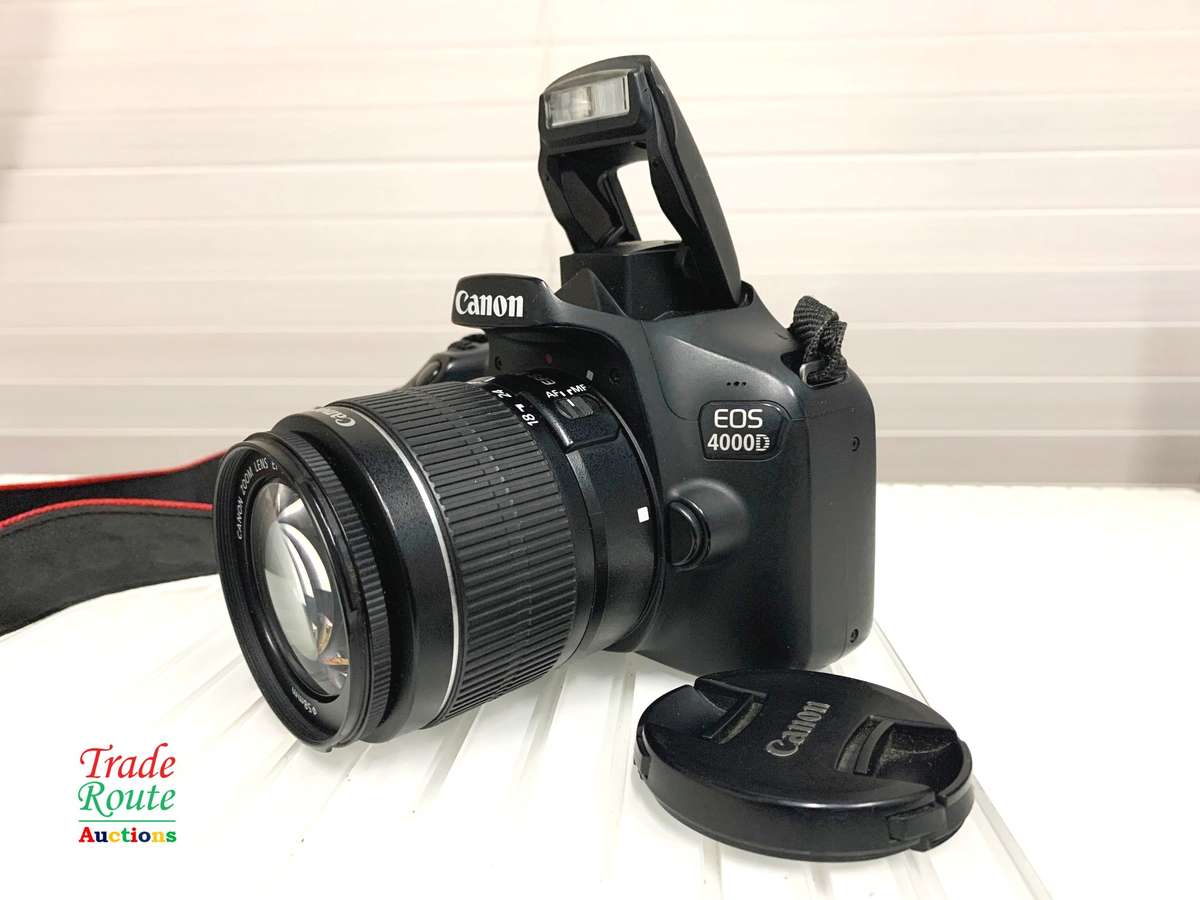 Canon 4000D DSLR Camera and EF-S 18-55 mm f/3.5-5.6 III Lens Kit