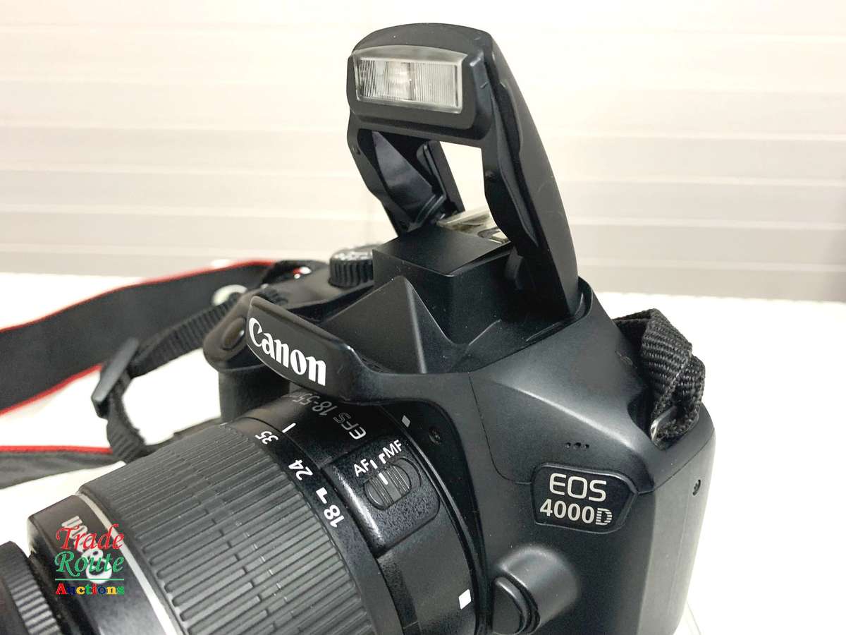 Canon 4000D DSLR Camera and EF-S 18-55 mm f/3.5-5.6 III Lens Kit