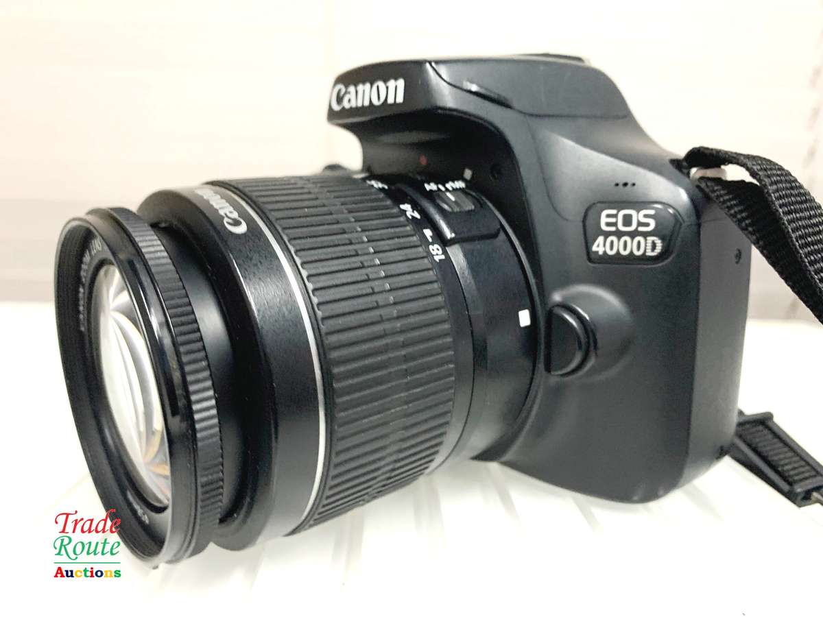 Canon 4000D DSLR Camera and EF-S 18-55 mm f/3.5-5.6 III Lens Kit