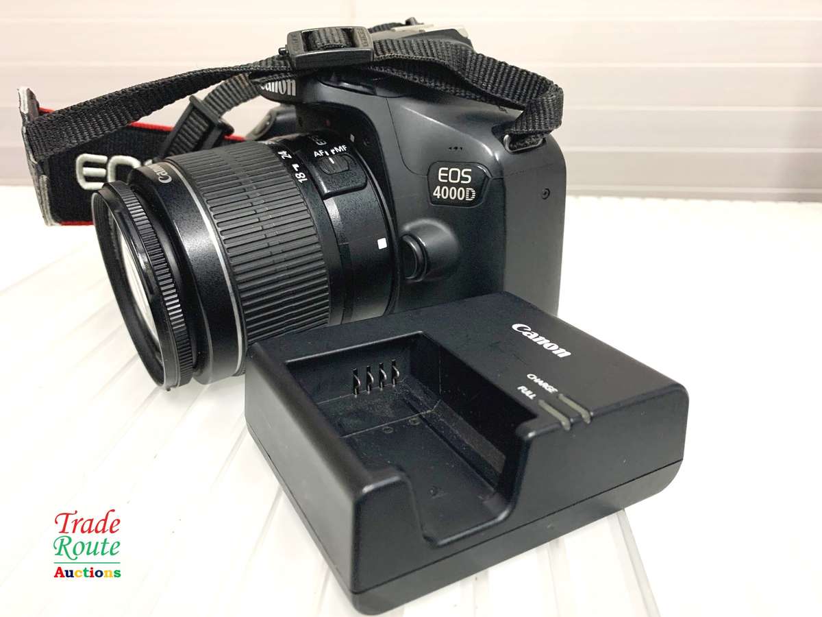 Canon 4000D DSLR Camera and EF-S 18-55 mm f/3.5-5.6 III Lens Kit