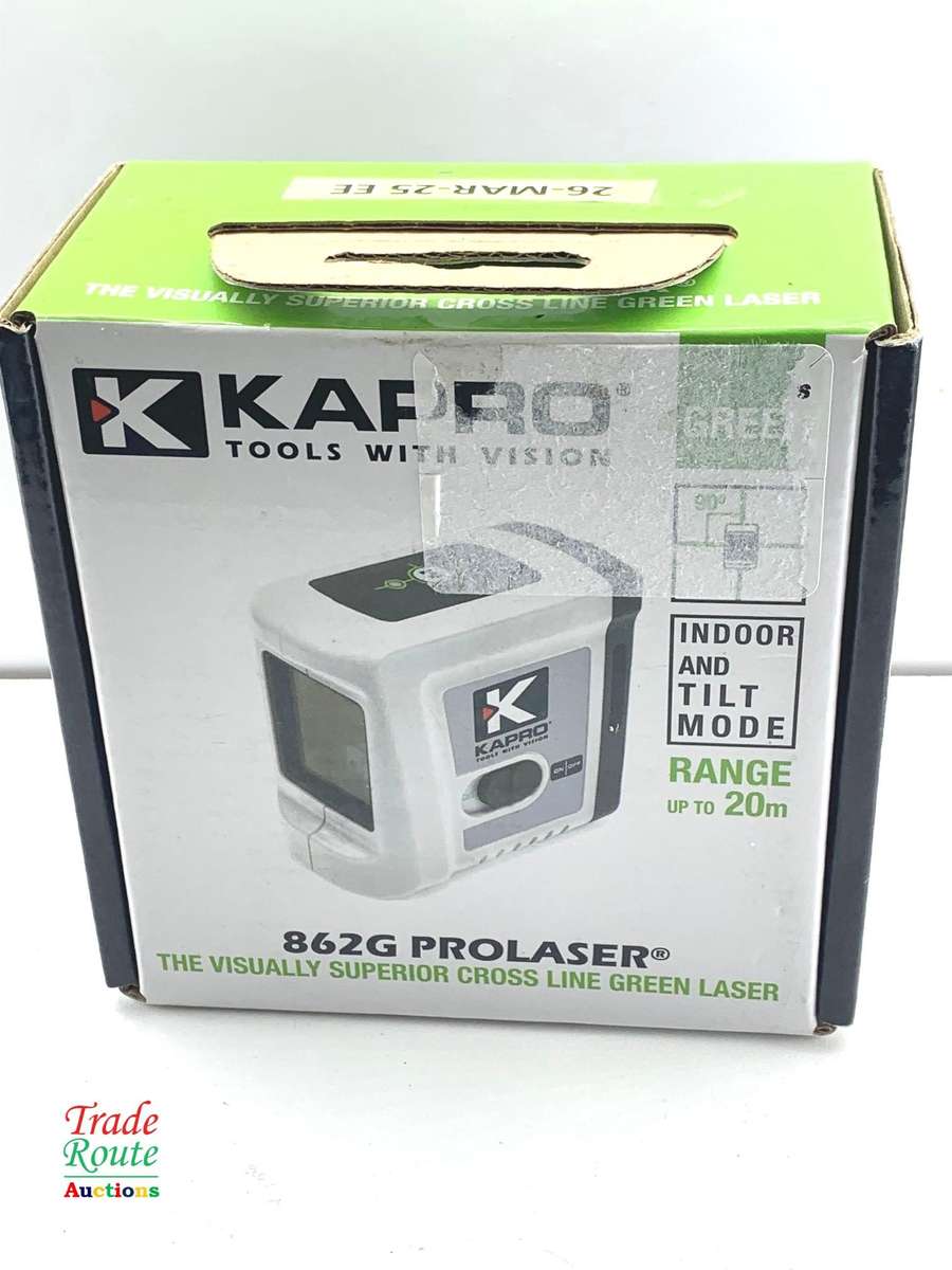 KAPRO Prolaser 862G Cross beam laser (GREEN) - Range upto 20m
