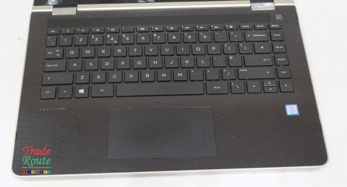 HP Pavilion x360 Convertible 14-ba0xx Laptop - Core i3 7100 2.4GHz 4GB RAM 128GB SSD -Cracked Screen