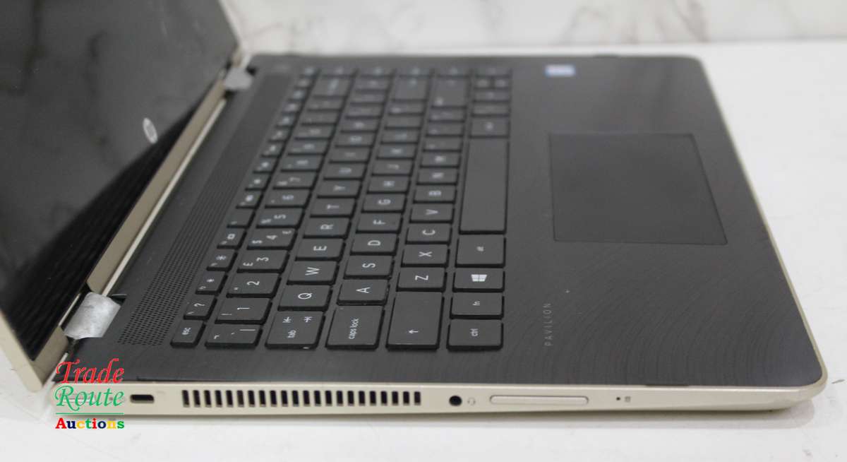 HP Pavilion x360 Convertible 14-ba0xx Laptop - Core i3 7100 2.4GHz 4GB RAM 128GB SSD -Cracked Screen