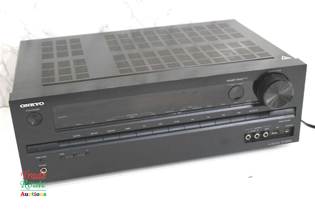 ONKYO TX-NR535 5.2- Channel Home Theater A/V Receiver - [ NO POWER ] [FOR SPARES OR REPAIR]