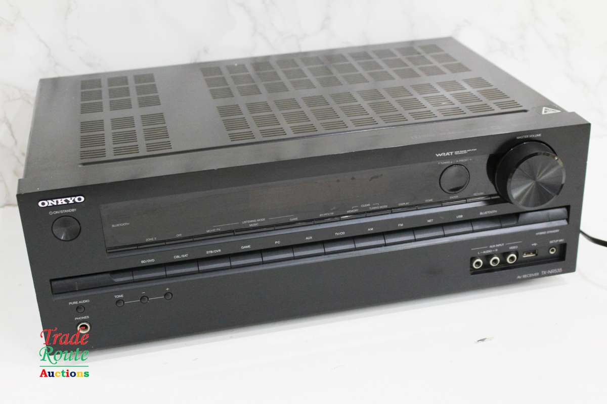 ONKYO TX-NR535 5.2- Channel Home Theater A/V Receiver - [ NO POWER ] [FOR SPARES OR REPAIR]