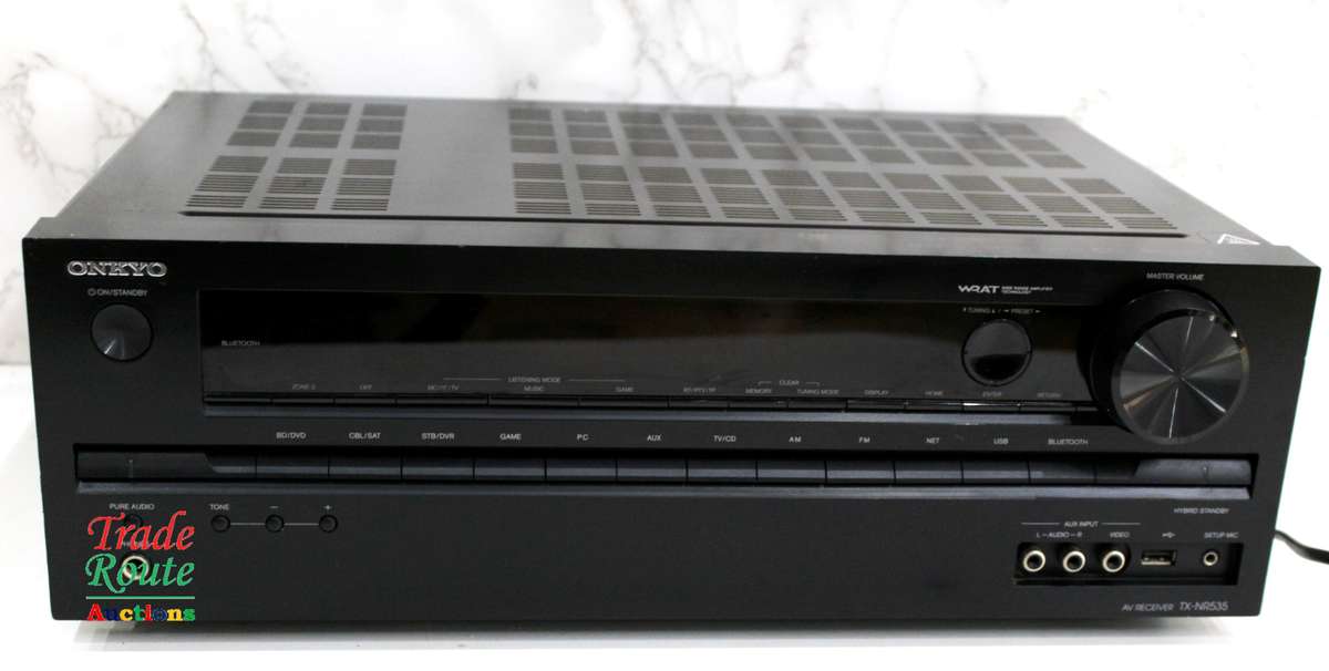 ONKYO TX-NR535 5.2- Channel Home Theater A/V Receiver - [ NO POWER ] [FOR SPARES OR REPAIR]