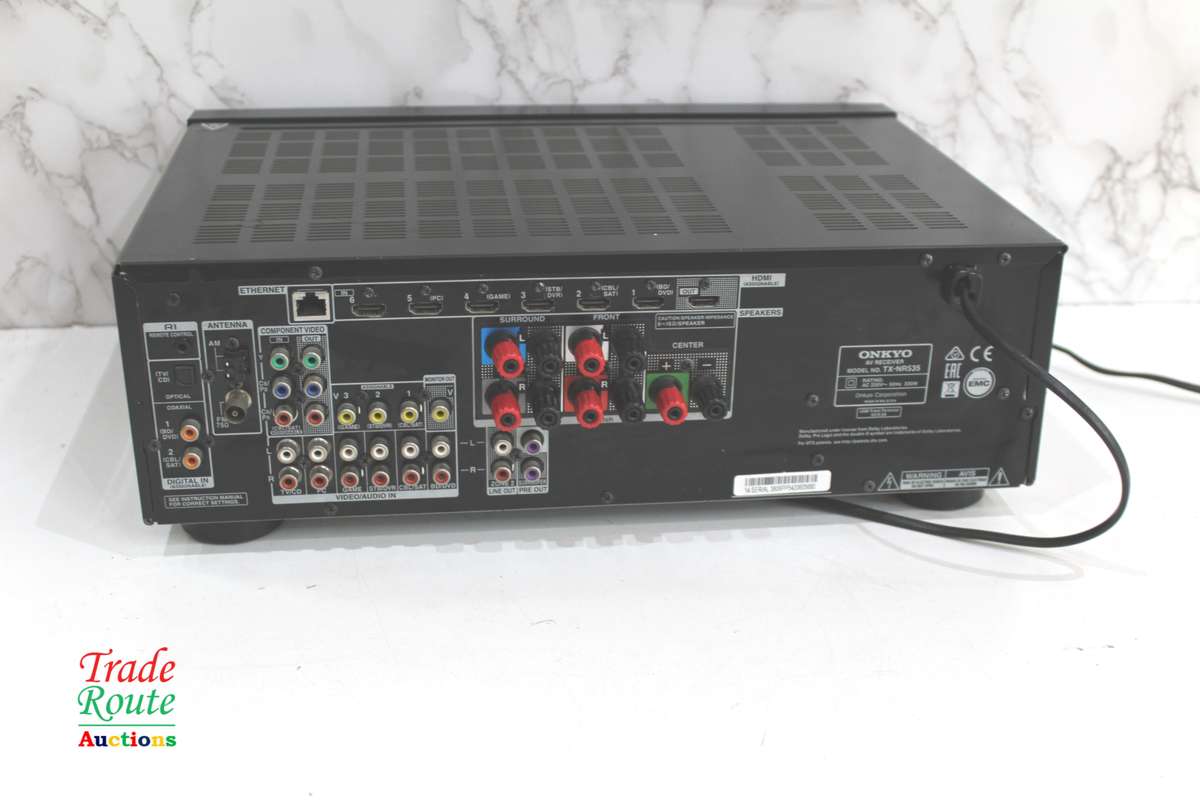 ONKYO TX-NR535 5.2- Channel Home Theater A/V Receiver - [ NO POWER ] [FOR SPARES OR REPAIR]