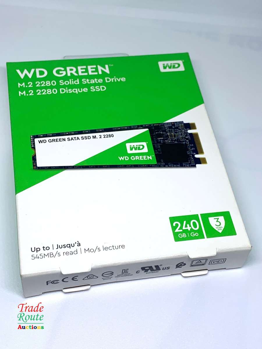 WD GREEN M.2 2280 240GB SSD Solid State Drive ** BRAND NEW ** SuperFast