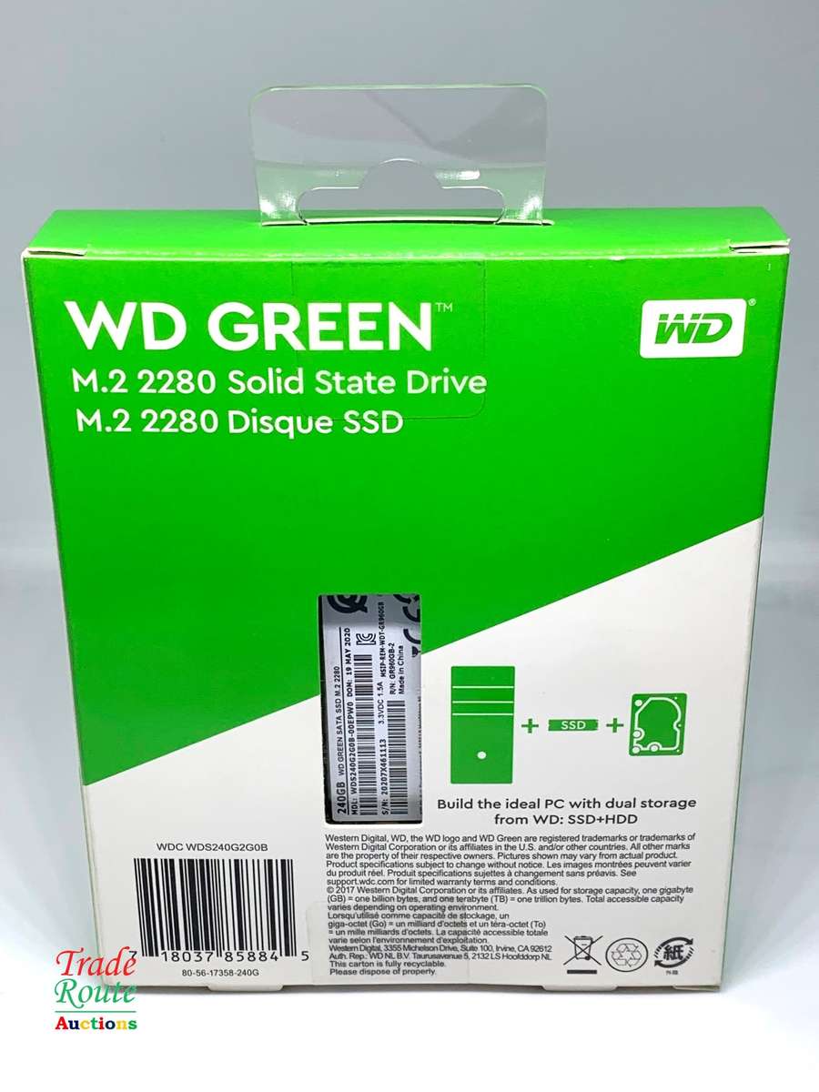 WD GREEN M.2 2280 240GB SSD Solid State Drive ** BRAND NEW ** SuperFast