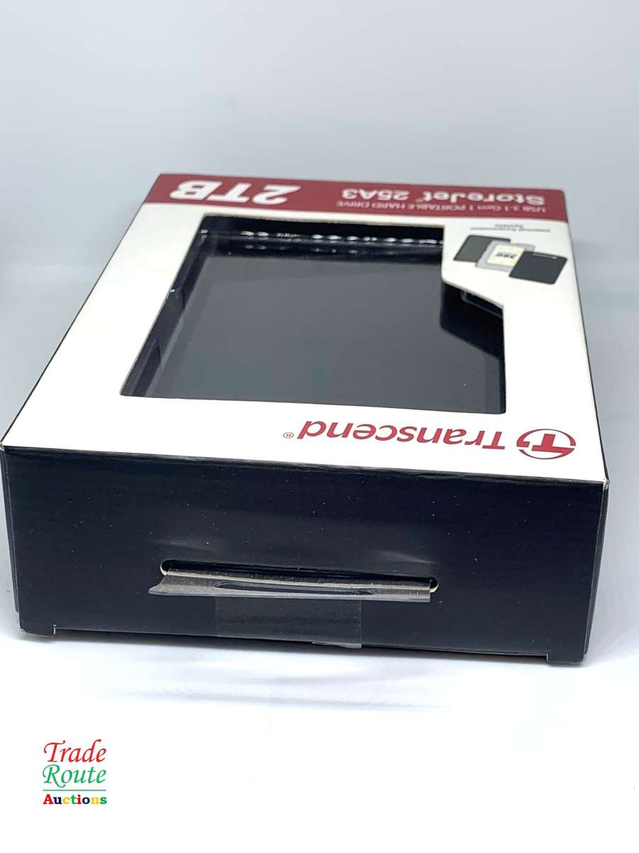2TB External HDD - Transcend StoreJet 25A3 ** NEW OPEN BOX **