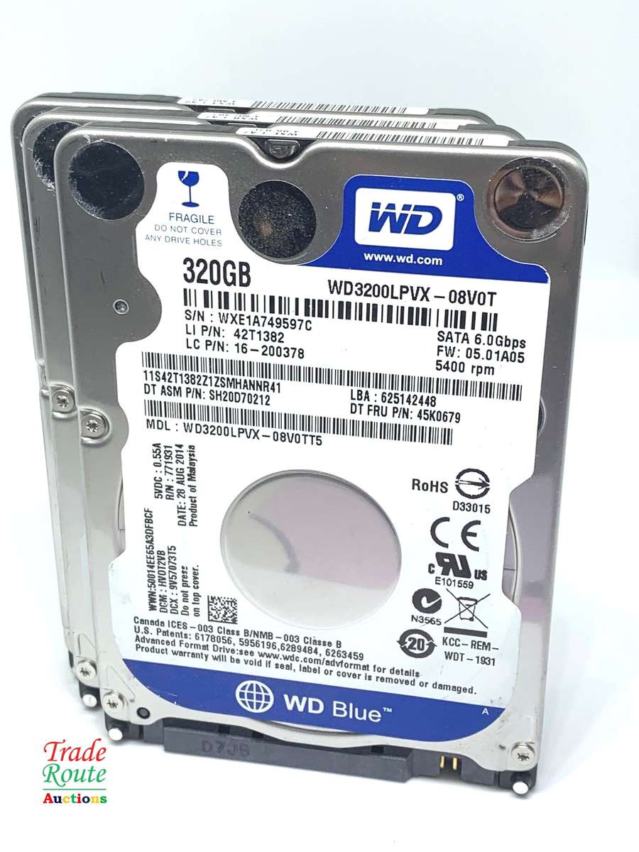 WD 320GB HDD 2.5 inch for Laptops/Desktops - 320GB Hard Disk WD BLUE