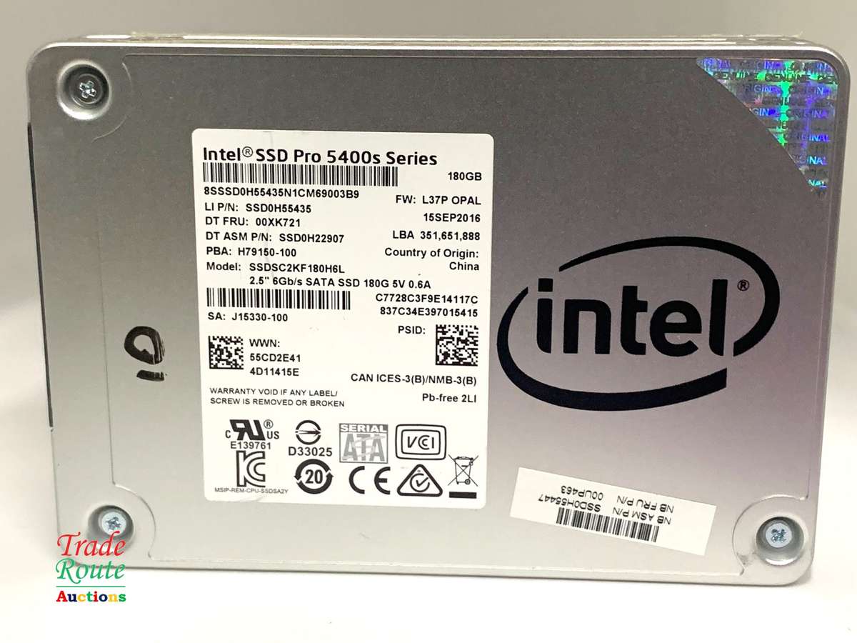 INTEL 180GB SSD Solid State Drive  2.5 Inch