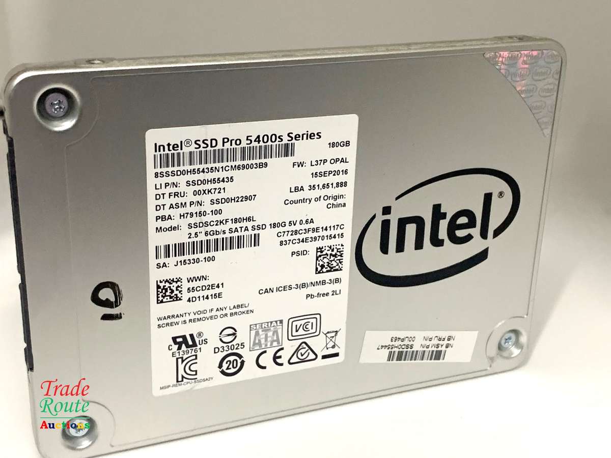 INTEL 180GB SSD Solid State Drive  2.5 Inch