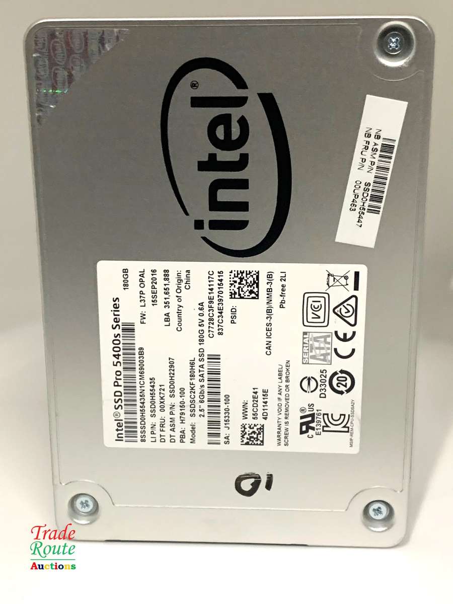 INTEL 180GB SSD Solid State Drive  2.5 Inch