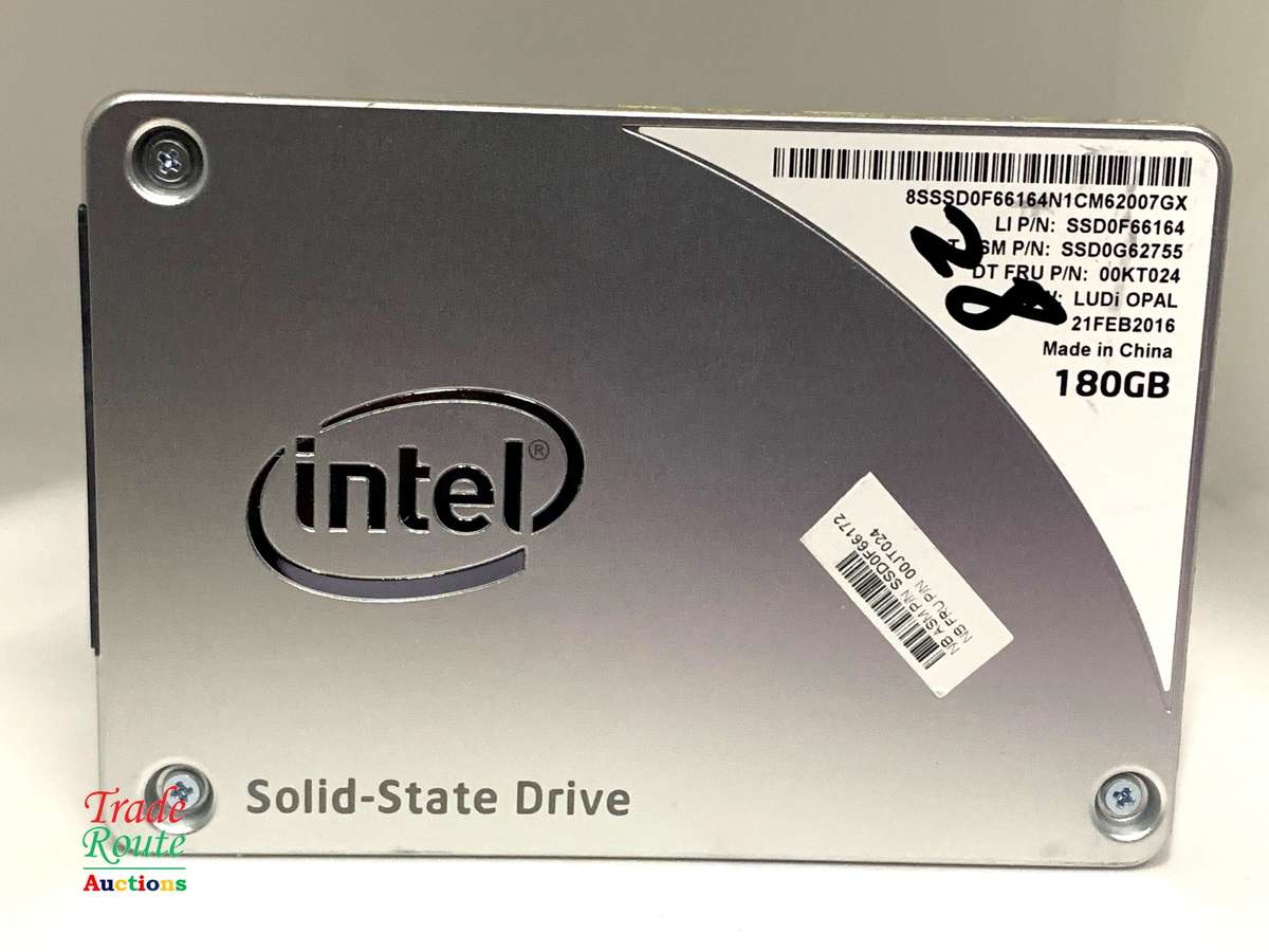 INTEL 180GB SSD Solid State Drive  2.5 Inch [ 5 Pcs on Auction - Bid per SSD ]