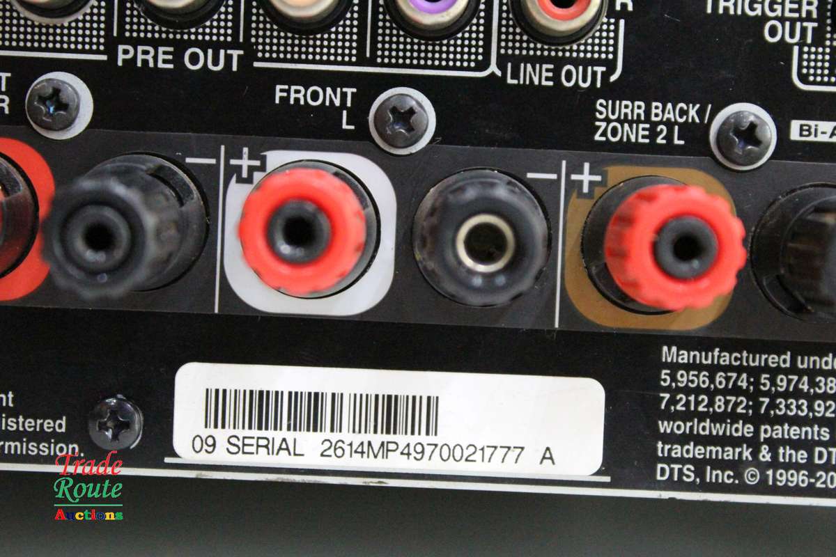 Onkyo TX-SR707 7.2-Channel Home Theater Receiver - [ POWERS ON ] [ NO SOUND]