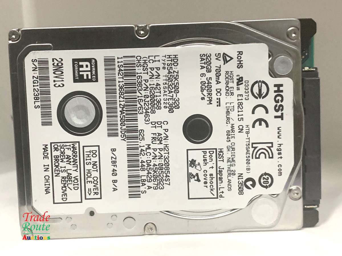 HGST 320GB HDD 2.5-inch for Laptops/Desktops - 320GB Hard Disk