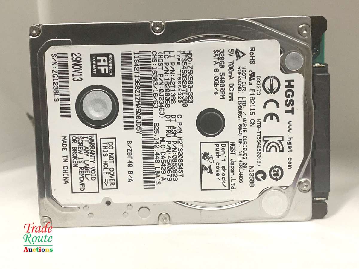 HGST 320GB HDD 2.5-inch for Laptops/Desktops - 320GB Hard Disk