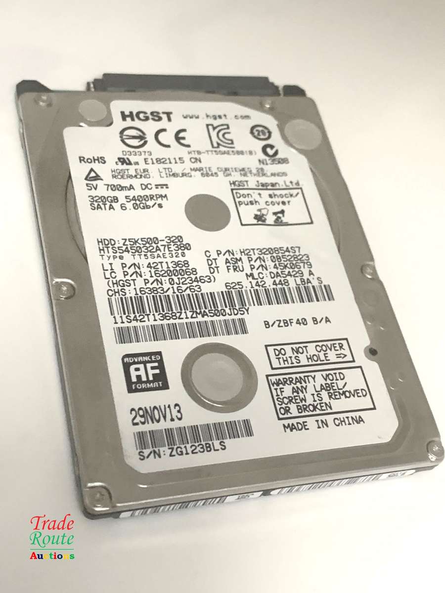 HGST 320GB HDD 2.5-inch for Laptops/Desktops - 320GB Hard Disk