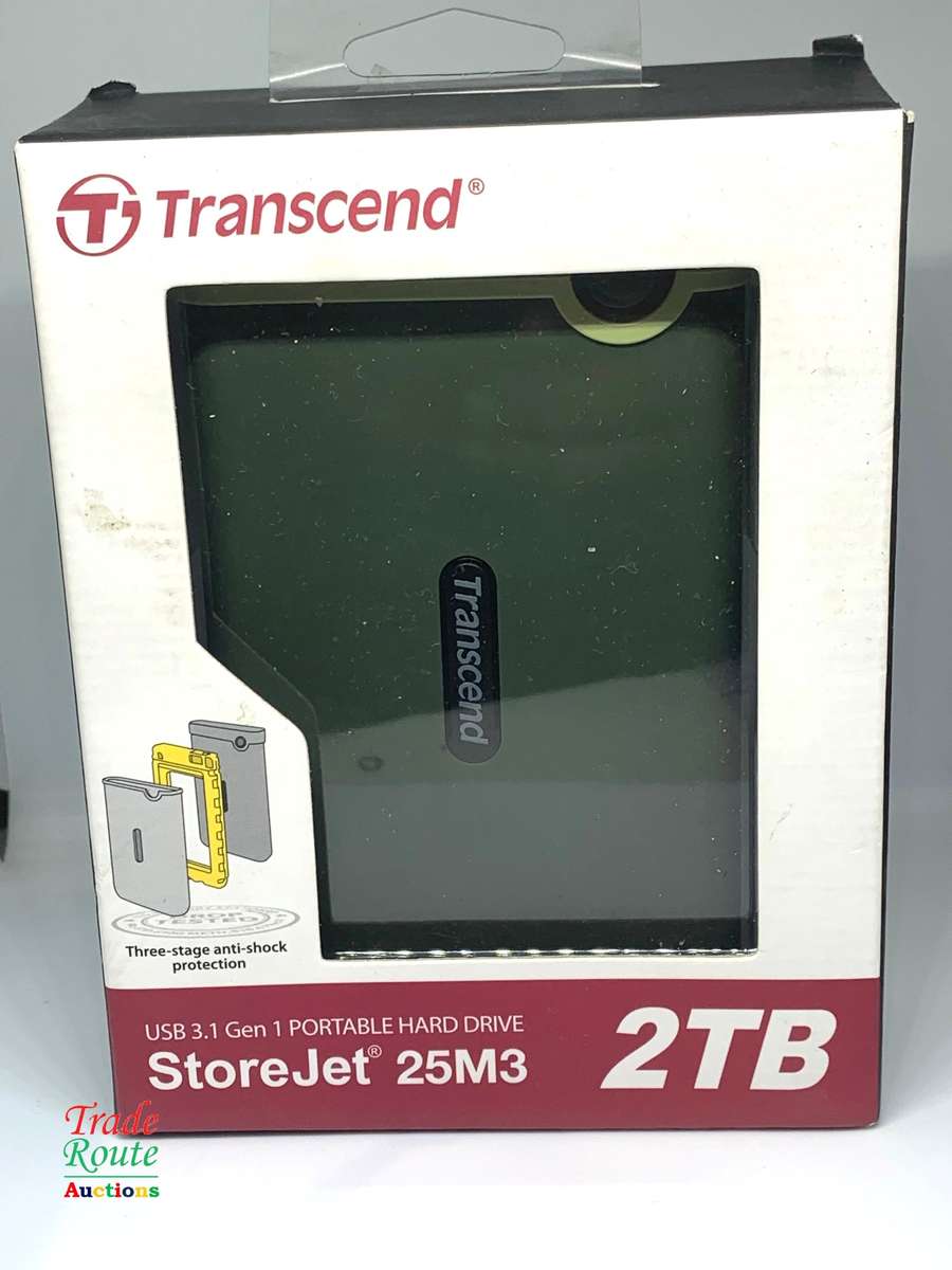 2TB External HDD - Transcend StoreJet 25M3 ** NEW OPEN BOX **