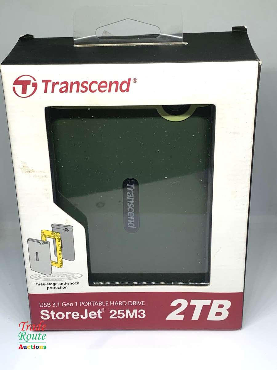 2TB External HDD - Transcend StoreJet 25M3 ** NEW OPEN BOX **
