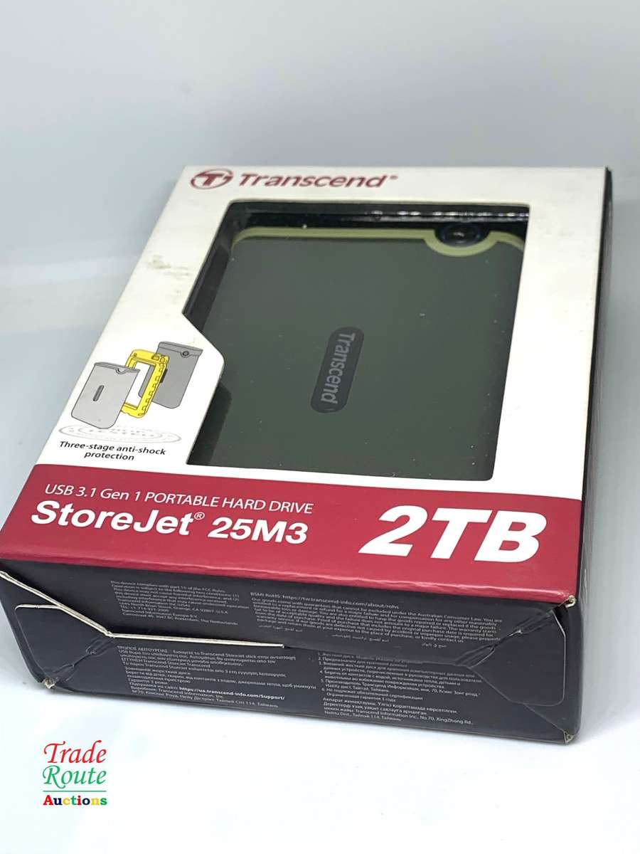 2TB External HDD - Transcend StoreJet 25M3 ** NEW OPEN BOX **