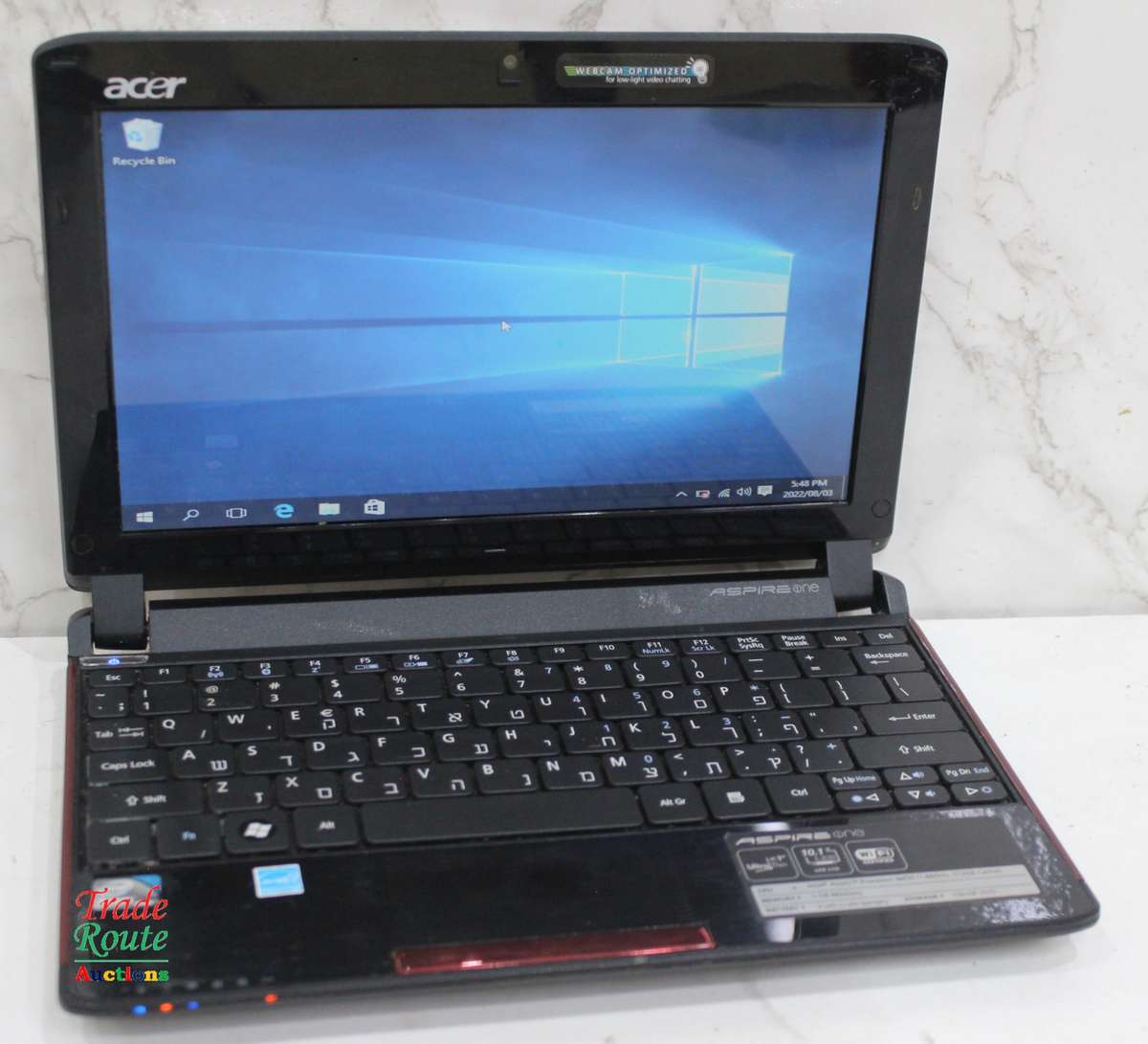 Acer Aspire One Mini 10.1-inch Netbook Intel Atom N450, 1GB RAM, 250GB HDD - LOW BATTERY