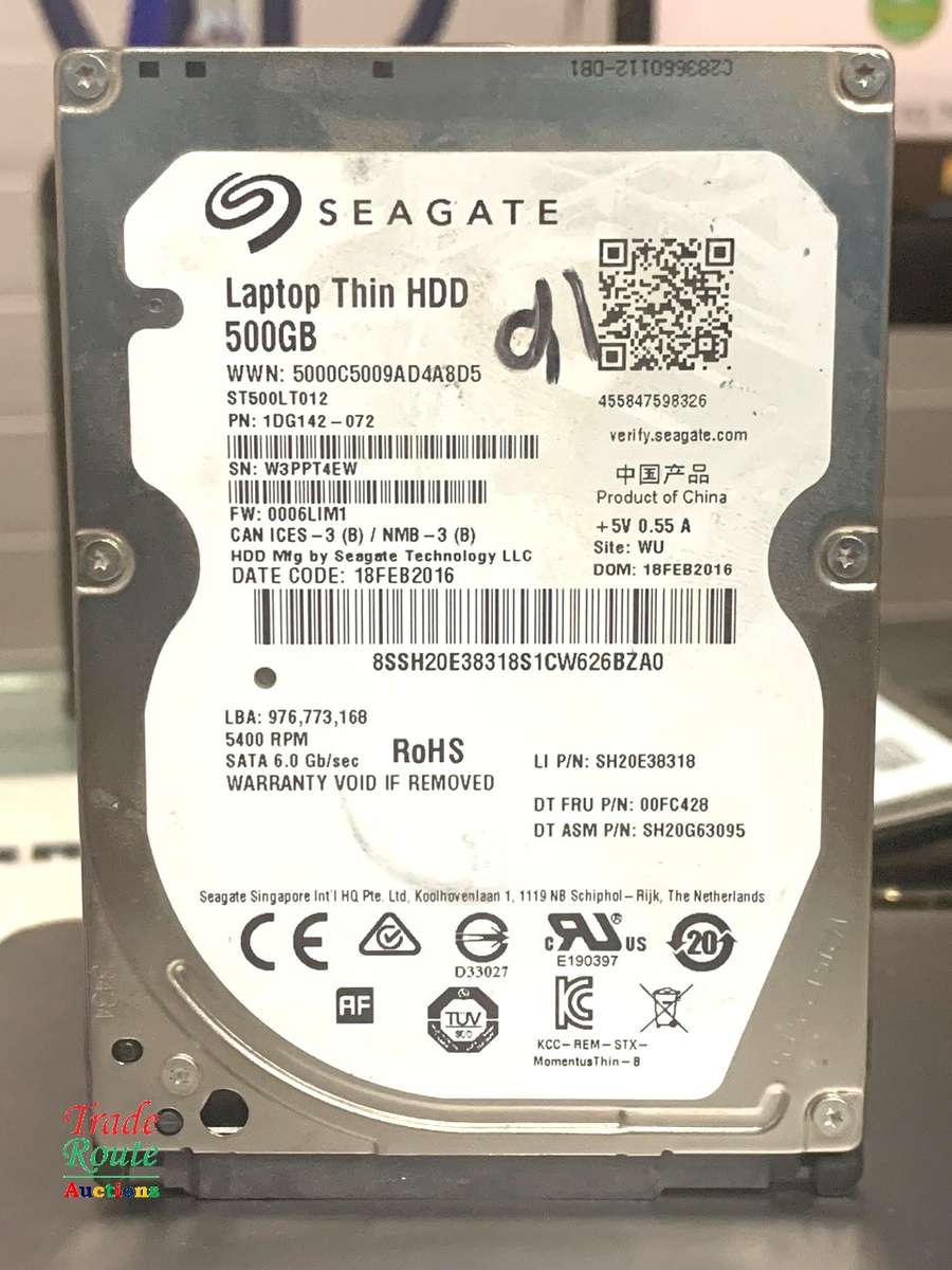 SEAGATE LAPTOP THIN HDD 500GB  2.5"