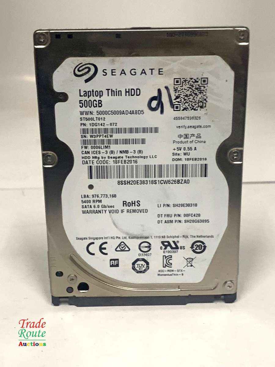 SEAGATE LAPTOP THIN HDD 500GB  2.5"