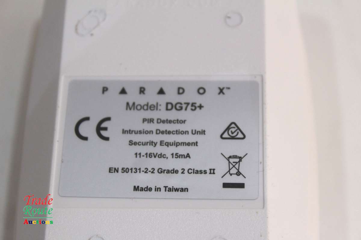 Paradox DG75+ Digiguard Pet Immune Wired Indoor Motion Detector (5 pcs sold as 1 lot)