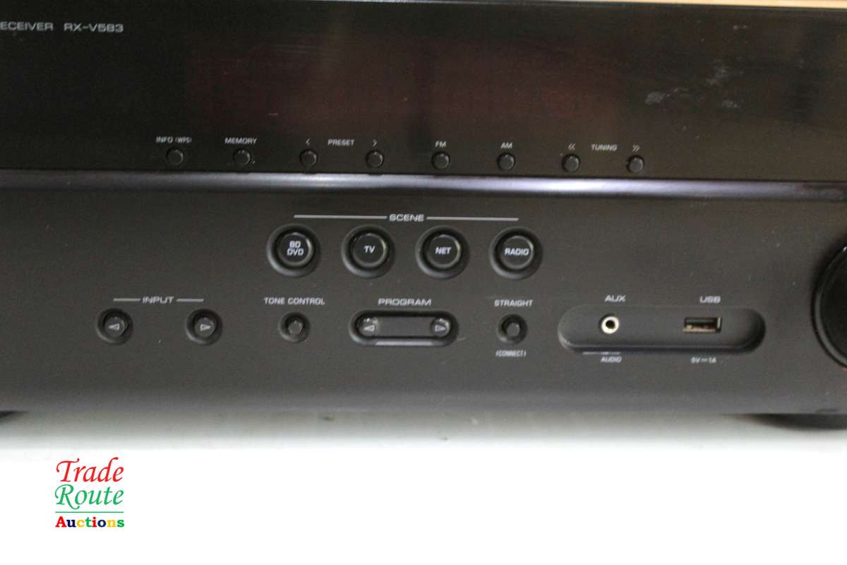Yamaha Natural Sound AV Receiver RX-V583 Amplifier - NO POWER for Spares/Repair