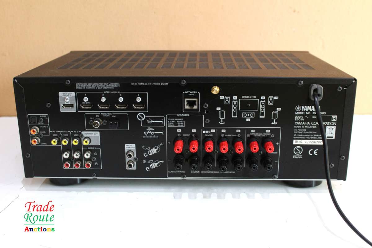 Yamaha Natural Sound AV Receiver RX-V583 Amplifier - NO POWER for Spares/Repair