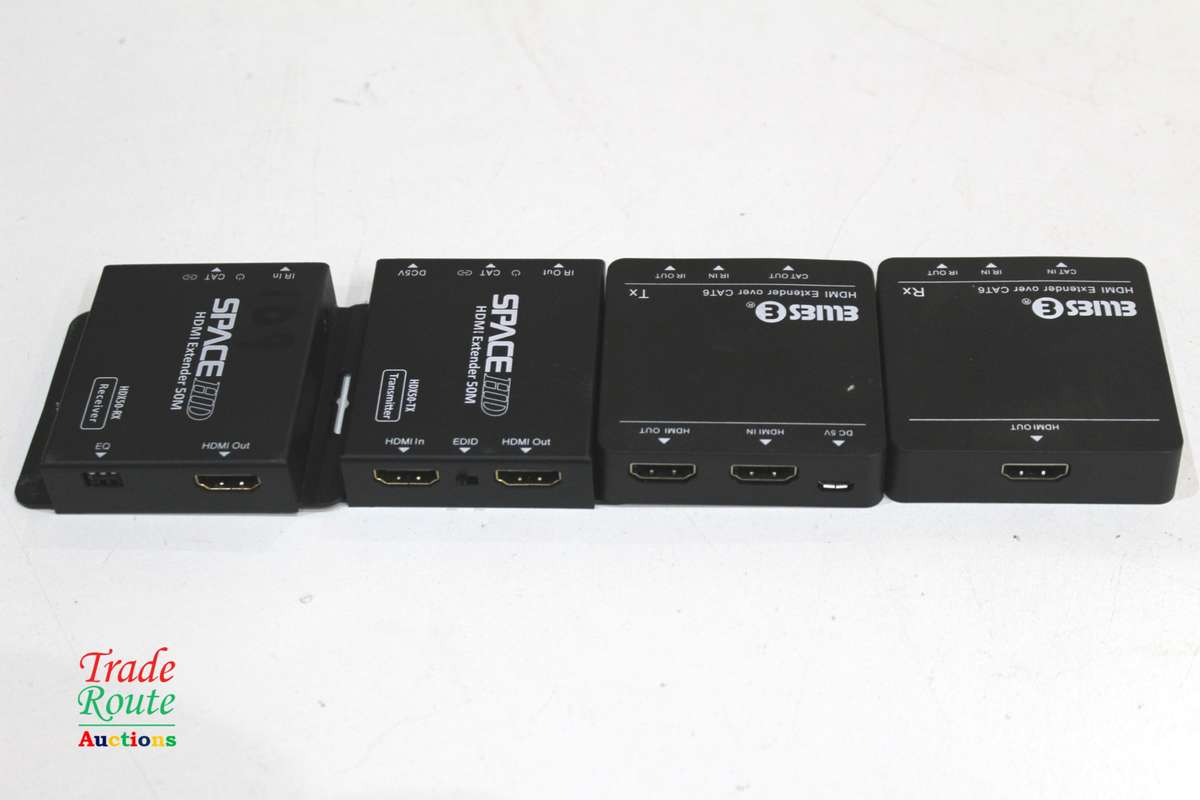 HDMI Extender over CAT6 (Sold as 1 lot) Salvage Stock without Accessories