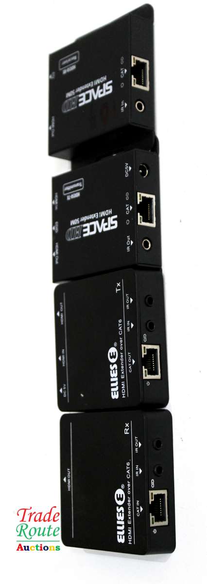 HDMI Extender over CAT6 (Sold as 1 lot) Salvage Stock without Accessories