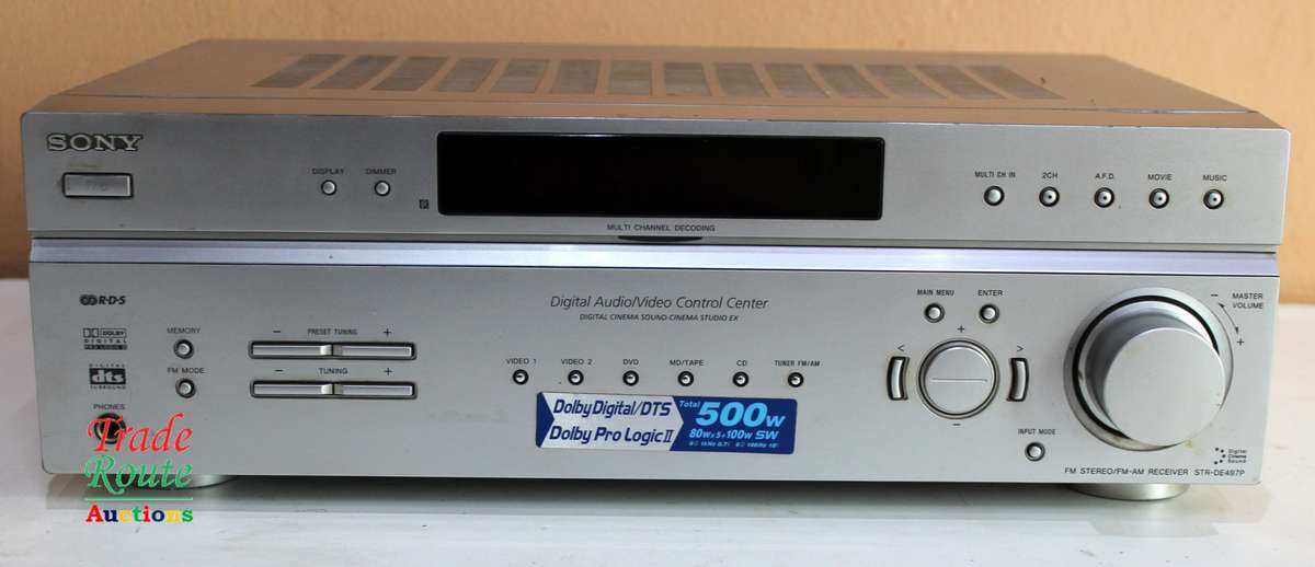 SONY Amplifier STR-DE497 AV receiver  - NO POWER Salvage for Spares/Repair