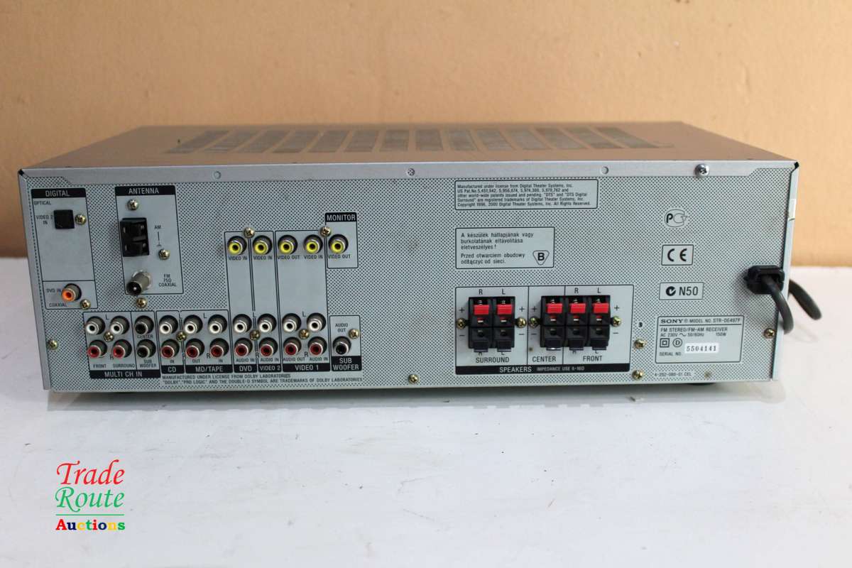 SONY Amplifier STR-DE497 AV receiver  - NO POWER Salvage for Spares/Repair