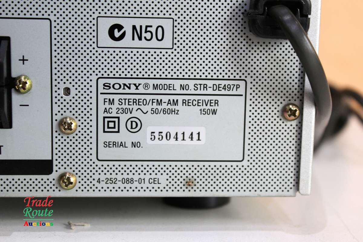 SONY Amplifier STR-DE497 AV receiver  - NO POWER Salvage for Spares/Repair
