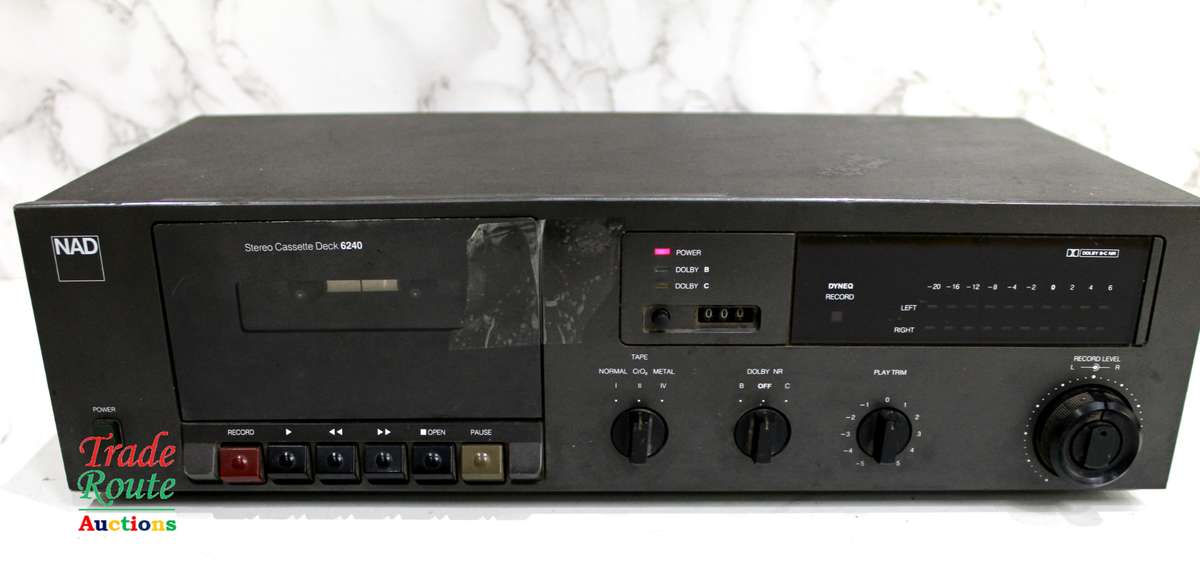 Vintage NAD 6240 Stereo Cassette Deck  for  Repairs