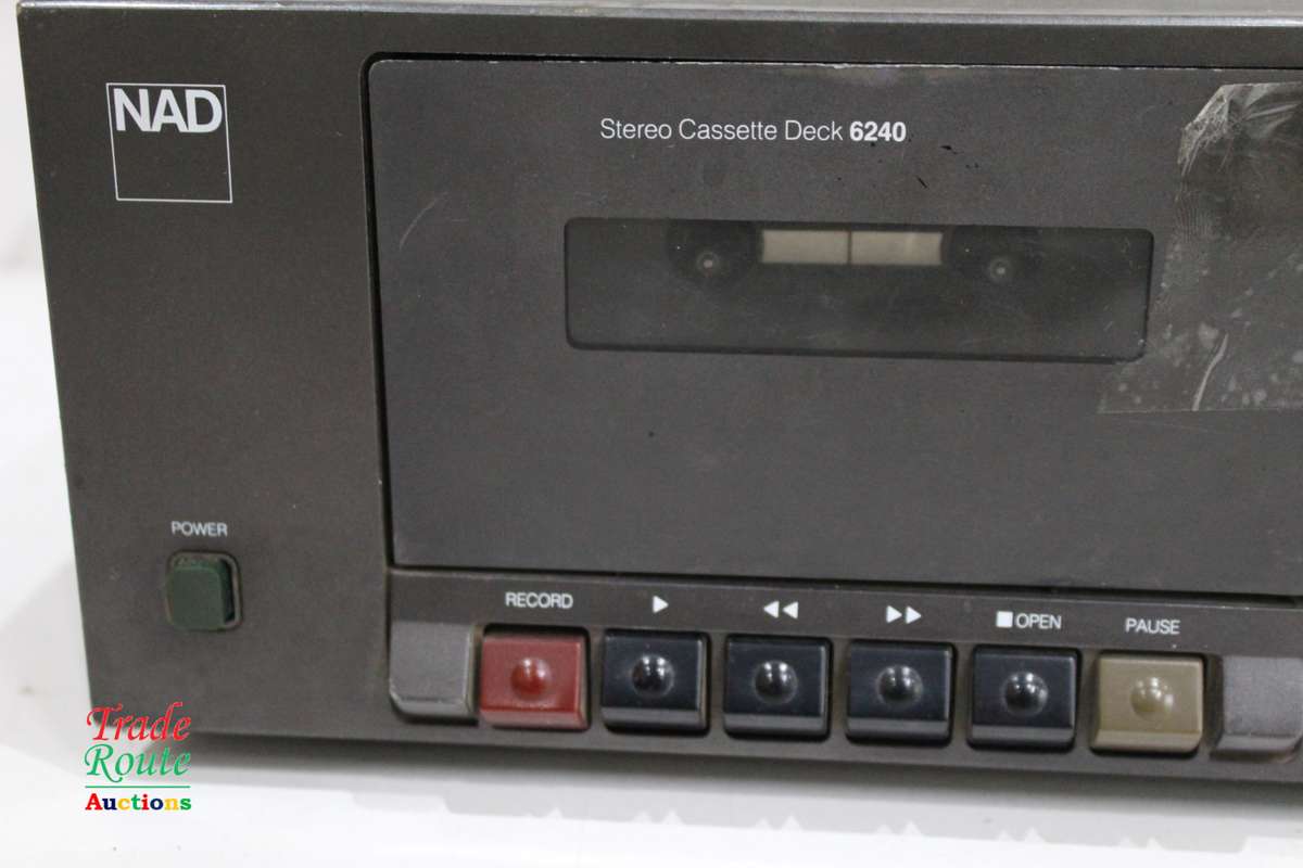 Vintage NAD 6240 Stereo Cassette Deck  for  Repairs