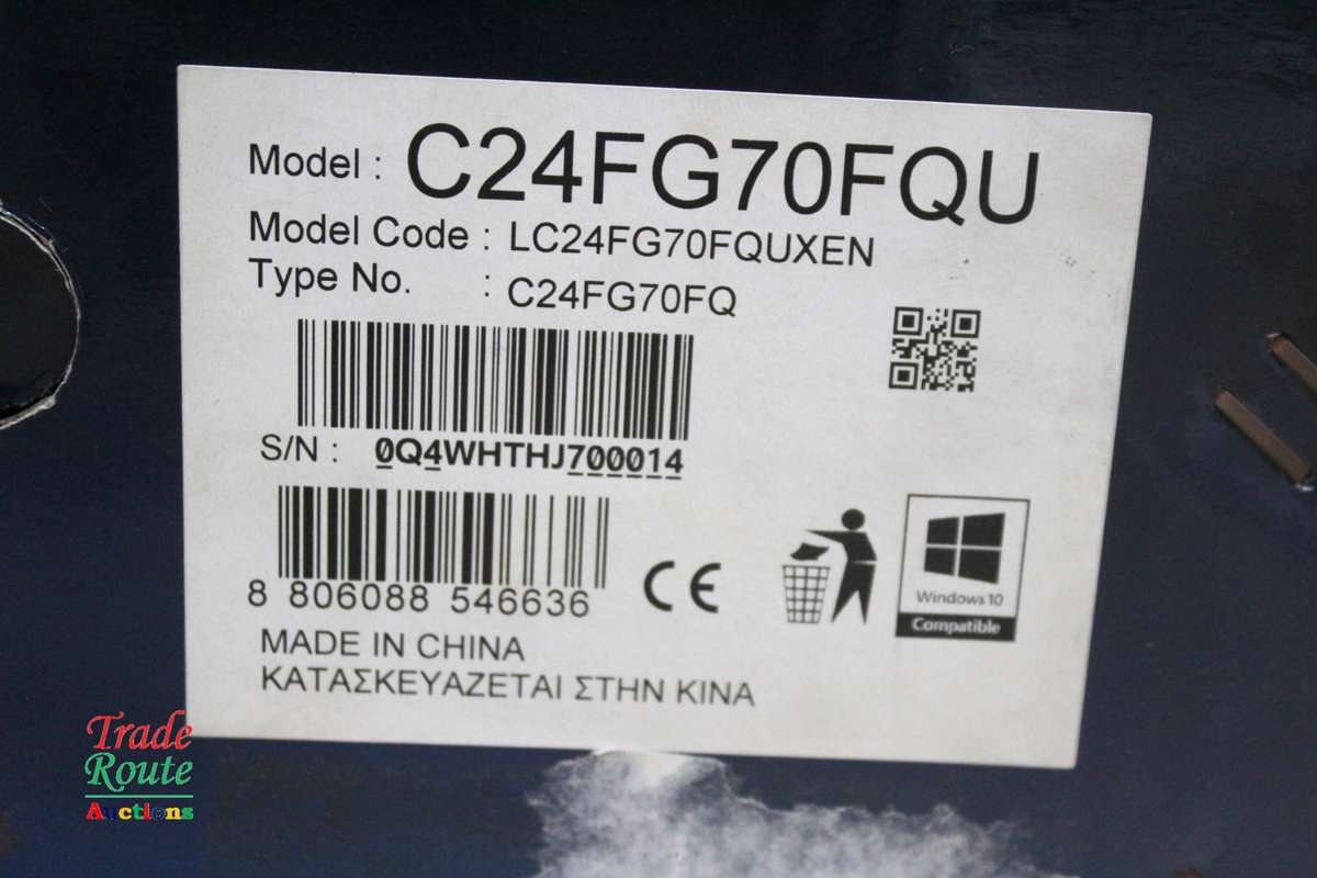 Samsung C24FG70 24" Full HD Curved Gaming Monitor Boxed - White Spot on Screen