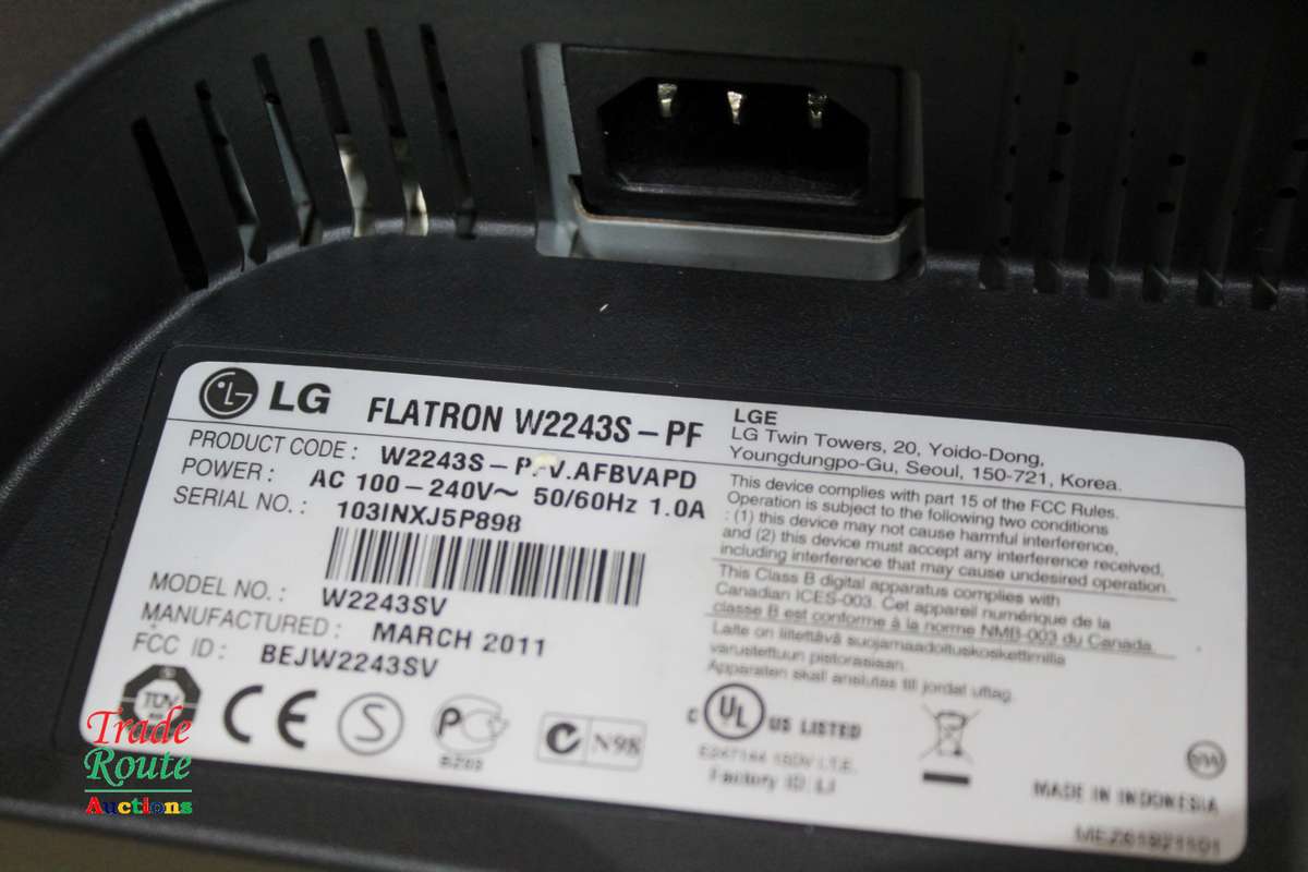 LG Flatron W2243S-PF 22-inch LCD Monitor 1920x1080