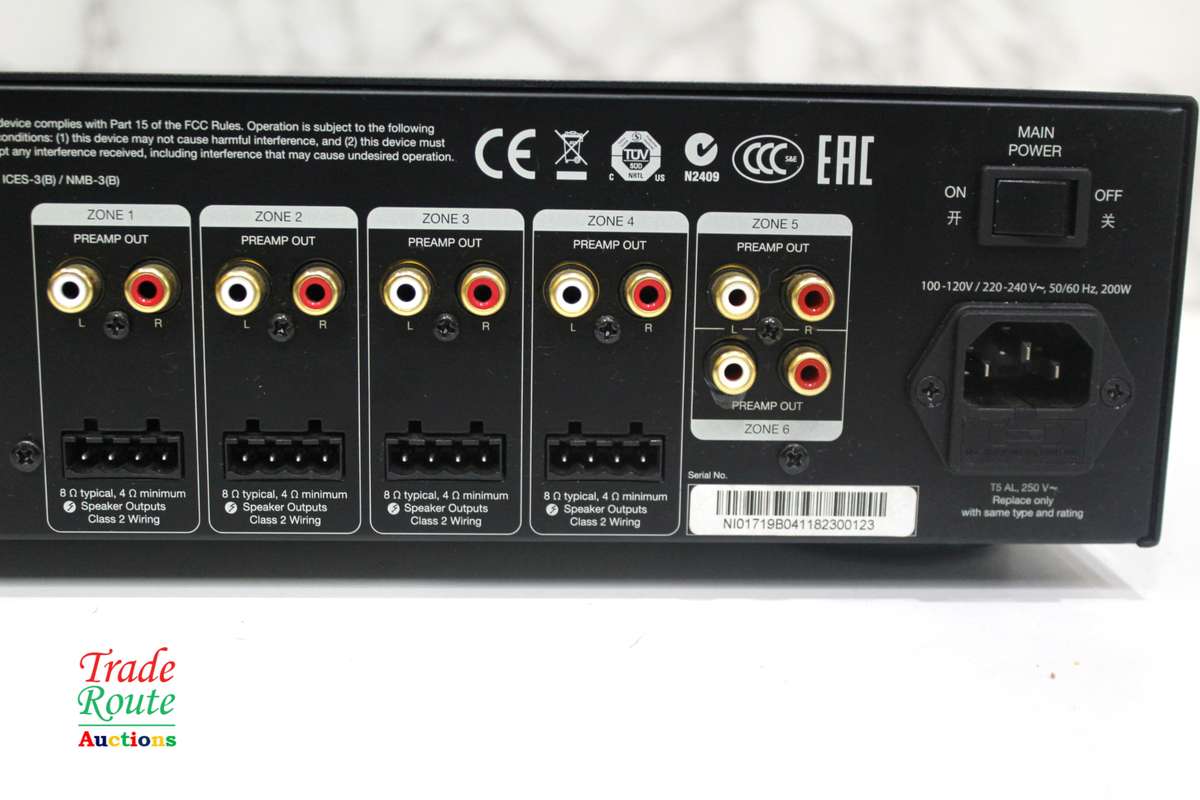 Niles Auriel MRC-6430 Multiroom Audio Controller - 6 Zone Multi Room Amplifier - Powers ON