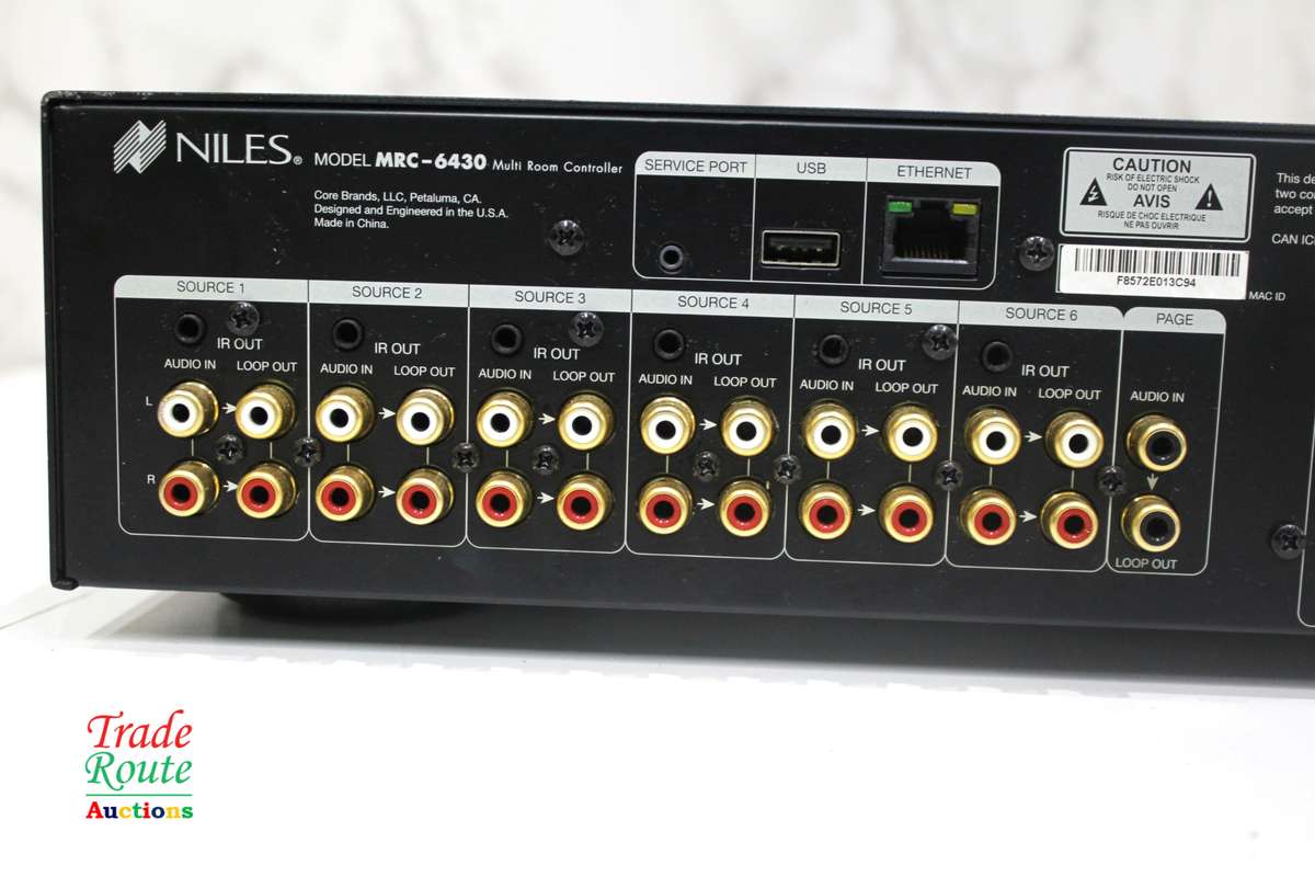 Niles Auriel MRC-6430 Multiroom Audio Controller - 6 Zone Multi Room Amplifier - Powers ON