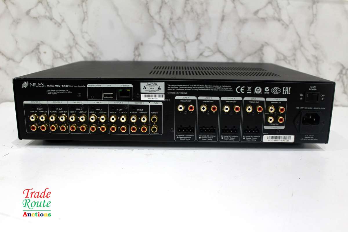 Niles Auriel MRC-6430 Multiroom Audio Controller - 6 Zone Multi Room Amplifier - FAULTY For Spares