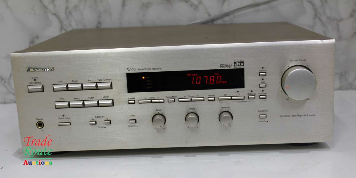 Nakamichi AV-10 AV Receiver - Powers on / No Sound Salvage Stock Faulty
