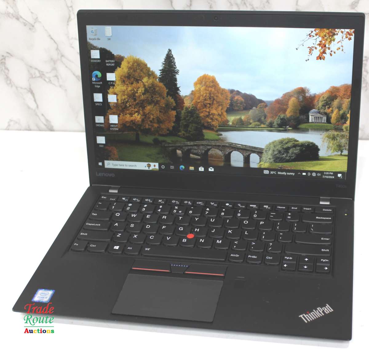 LENOVO THINKPAD T460s Laptop | CORE i5 6200U 6th Gen 2.40GHz | 20GB RAM | 512GB SSD