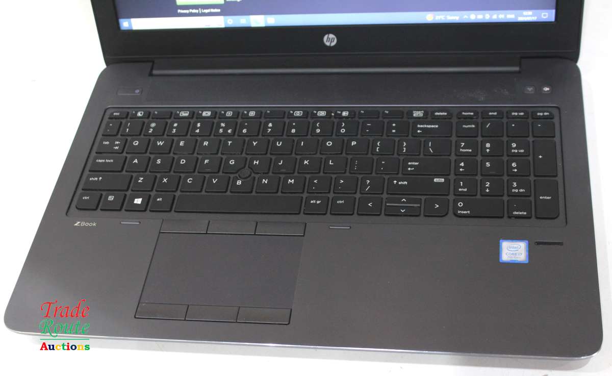 HP ZBook 15 G4 15.6inch Laptop ENGINEERING | Core i7 7700HQ 2.9Ghz | 16GB RAM | 256GBSSD + 1TB HDD