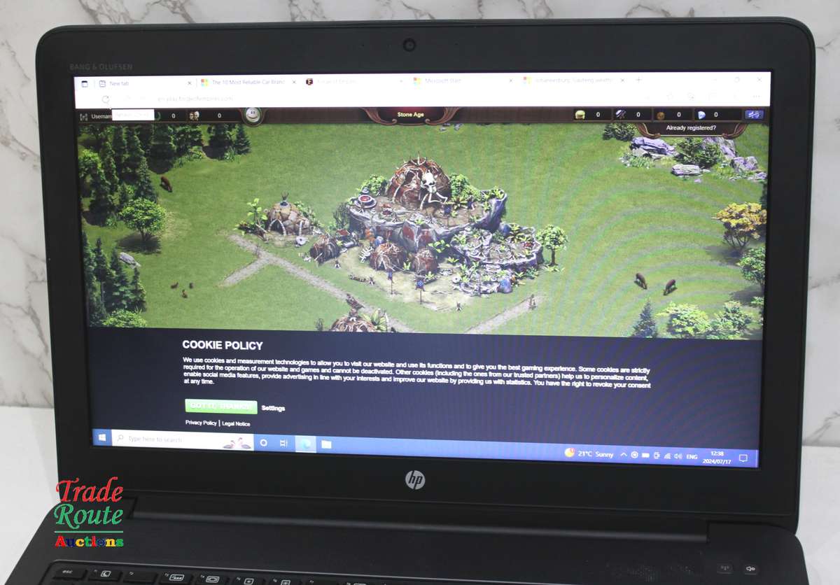 HP ZBook 15 G4 15.6inch Laptop ENGINEERING | Core i7 7700HQ 2.9Ghz | 16GB RAM | 256GBSSD + 1TB HDD